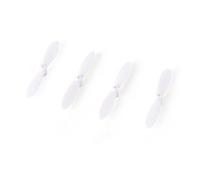 Totority Rc Quadcopter Propellers, Suitable for Replacing Old or Broken Blades for Sturdy Hard Plastic 4pcs White Replacement Blades Easy to Install Nano Rc Quadcopter
