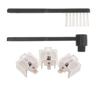 Totority Record Player Replacement Stylus and Cleaning Brush Set for Vinyl Player and Turntable, Featuring Professional Cleaning and Effortless Needle Replacement, Suitable for Home