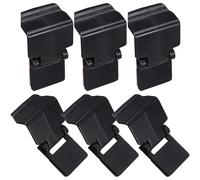 Totority Reptile Box Anti-Escape Latch 6Pcs Plastic Lock Clips for Tropical Ecology and Paludarium Turtle Terrarium Accessories 1.85X1.14X0.98 Inch