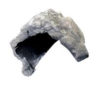 Totority Resin Cave Decorative Hiding Cave for Reptile Landscape Ornament Hideout Adornment for Tortoise Humid Hide Scenario Random Color