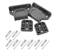 Totority Retractable Gate Hardware Kit Replacement Parts with Mounting Brackets for Indoor Stair and Door Safety, Grey Folding Pet Gate Extension Repair Accessories