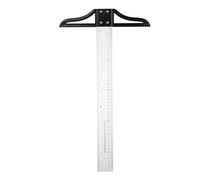 Totority Ruler, 20.67 Inch T Square Acrylic Transparent T Ruler, Clear Measuring Scale Tool for Art Framing and Drafting, Ideal for Engineers, Architects, and Draftsmen