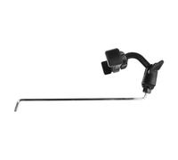 Totority Saxophone Phone Holder Black Plastic and Stainless Steel Adjustable Square Socket Mount Sax Music Phone Holder Clip-on Lyre for Performance Sessions and Stage Setups, Marching