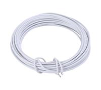 Totority Set Climbing Frame Wire Bendable Metal Wire for Plants and Flower Plant Crafts Balcony White Iron Core with Super Plastic Coating Strong Fastening Wrapping Cord Will Not Damage