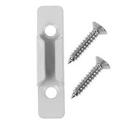 Totority Sliding Window Lock Strike Keeper Zinc Alloy with Enhanced Security and Easy Replacement for Sash Window Accessories in White