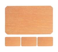 Totority Spanish Cedar Sheets with Versatile Usage 4pcs for Cigar Humidor Accessories Brown Wood Material and Maintaining Humidity for Cigar Box and Offices