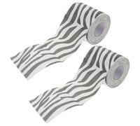 Totority Toilet Paper Unique Creative Design Zebra Print 2pcs with Advanced Printing Technology Paper Rolls for Everyday Use and Household Needs