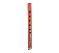 Totority Traditional Handcrafted Indonesian Bamboo Flute with 6 Holes, Rich Resonance and Versatile Performances, Authentic Ethnic Style Wooden Folk Flute for Small Folk Music Events