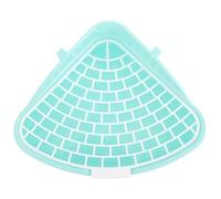 Totority Triangle Shaped Plastic Pet Litter Pan with Detachable Design for Rabbits and Small Animals, Corner Potty Training Toilet Tray Suitable for Safe and Longtime Use in Pet Habitats