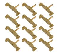Totority Violin Shoulder Rest Feet Rubber Claw Grip 5.00x3.00x1.30cm 12pcs Khaki for Violinists and Beginners, Performances and Rehearsals