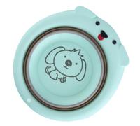 Totority Washbasin Style Folding Baby Basin and Cartoon Wash for Collapsible Eco-Friendly Plastic with Hanging Hole Design, Portable Washing Boys and Girls for Travel