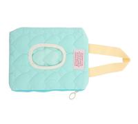 Totority Wet Tissue Bag Refillable Wipes Pouch Travel One-Hand Operation Healthy Cotton Wet Wipe Holder Portable Case Can Be Hung to Stroller Light Green