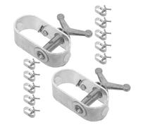 Totority Wire Tensioner Tool Heavy Duty Tightener 12pcs for Greenhouse Steel Wires for Large Scale Agricultural Settings and Garden Repair