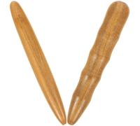 Totority Wooden Massage Equipment 2Pcs for Acupuncture Points and Foot Massage, Traditional Shape, Multi-Functional Relief, Portable and Durable for Indoor and Outdoor