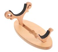 Totority Wooden Ocarina Instrument Stand with Detachable Structure and Natural Artistic Appeal, Tabletop Musical Display Stand for Soprano Recorder and Ocarina on Desk Or Stage Performances