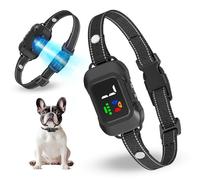 Tots 'n' Tails Anti Bark Dog Collar, Rechargeable Smart Collar Harmless, Vibration, Beep & Ultrasonic Modes 6 Training & 7 Sensitivity Adjustable Levels IP67 Waterproof, For Small, Medium & Large Dogs