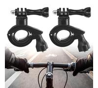 TOTSUN 2PCS Camera Motorcycle Mount, Motorcycle Bike Handlebar Mount Camera Bike Mount for Hero 4 5 6 7 8 9, Compatible with Hero 3+/DJI Osmo/AKASO/Campark/YI
