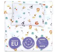 Totsy Baby Cot bed duvet cover set 90x120 cm - Cotton toddler quilt covers for girl and boy Set Comforter cover 90 x 120 cm and pillowcase 60 x 40 cm Oeko-Tex