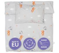 Totsy Baby Cot bed duvet cover set 90x120 cm - Cotton toddler quilt covers for girl and boy Set Comforter cover 90 x 120 cm and pillowcase 60 x 40 cm Oeko-Tex