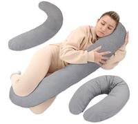 Totsy Baby Maternity And Nursing Pillow 190cm Body Support Cushion For Side Sleeping Perfect For Comfort And Relaxation Ideal For Expecting Mothers C Shape Oeko-Tex
