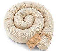 Totsy Baby Side sleeper bed snake body pillow 150 cm Lincoln long bed roll sleeping neck headrest Beige C