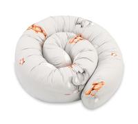 Totsy Baby Side sleeper bed snake body pillow 200 cm cotton long bed roll sleeping neck headrest Oeko-Tex Teddy bears