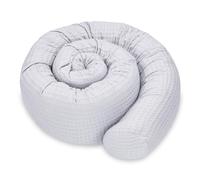 Totsy Baby Side sleeper bed snake body pillow 300 cm cotton long bed roll sleeping neck headrest Oeko-Tex Gray