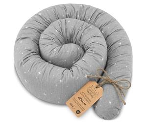 Totsy Baby Side sleeper bed snake body pillow 400 cm cotton long bed roll sleeping neck headrest Oeko-Tex Galaxy