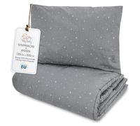 Totsy Baby Toddler Duvet Pillow Set 100x135 cm Quilt 40x60cm Cushion - Coton Lightweight Breathable Bedding Insert for Cot Nursery Travel Cots bed Insert Only 100 x 135 Oeko-tex Galaxy
