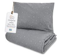 Totsy Baby Toddler Duvet Pillow Set 90x120 cm Quilt 40x60cm Cushion - Coton Lightweight Breathable Bedding Insert for Cot Nursery Travel Cots bed Insert Only 90 x 120 Oeko-tex Galaxy