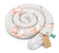 Totsy Baby XXL bed snake, bed pillow, nursing pillow, bed roll, bed guard, decorative pillow, bed border, snake XL handmade Rabbit 300 cm certificat Oeko-Tex