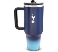 Hy-Pro 40oz Thermal Flask - Officially Licensed Tottenham Hotspur - Stainless Steel, w/ Straw & Handle