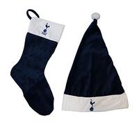 TOTTENHAM FC SANTA HAT & STOCKING SET WH