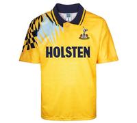 Score Draw Tottenham Hotspur Retro Away Shirt 92 Adults - Yellow S