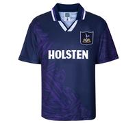Score Draw Mens Tottenham Hotspur Retro Away Shirt 94 Adults Purple XS
