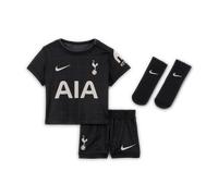 Tottenham Hotspur 2025/26 Stadium Away Baby/Toddler Nike Football Replica 3-Piece Kit - Black - Polyester 12-18M