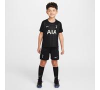 Tottenham Hotspur 2025/26 Stadium Away Younger Kids' Nike Football Replica 3-Piece Kit - Black - Polyester XS