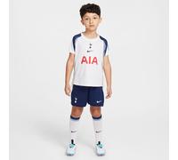 Tottenham Hotspur 2025/26 Stadium Home Younger Kids' Nike Football Replica 3-Piece Kit - White - Polyester XL