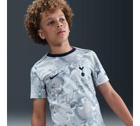 Tottenham Hotspur Academy Pro Home Older Kids' Nike Dri-FIT Football Pre-Match Short-Sleeve Top - White - Polyester XS