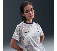 Tottenham Hotspur Academy Pro Home Women's Nike Dri-FIT Football Pre-Match Short-Sleeve Top - White - Polyester S (UK 8-10)