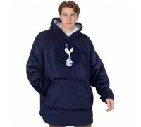 Tottenham Hotspur Adults Oversized Hoodie Blanket - Official Football Gift, Navy, Size S-L
