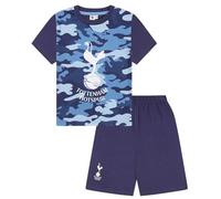 Tottenham Hotspur Boys Football Club Camouflage Short Spurs Pyjama Set (7-8 Years)