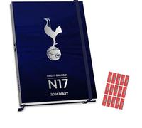 Tottenham Hotspur Calendar Diary 2026 A5 Hardback Weekly Planner Diary Gift Present with FREE Organising Stickers