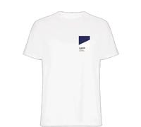 Tottenham Hotspur Classic Football Shirt Colours Frame Men's T-Shirt - White / L
