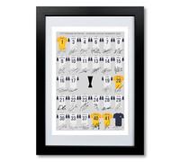 Tottenham Hotspur Europa League Winners 2025 Squad Signed Poster Print Framed Picture Photo Autograph Gift Spurs James Maddison Micky van de Ven Son Heung-min (A4 framed & mounted)