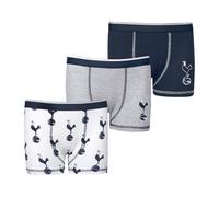 Tottenham Hotspur F.C. Boys Boxers | Boys Boxer Shorts Pack of 3 | Spurs Gifts For Boys | Multipack Underwear Underpants Merchandise 10-11 Years White