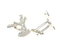 Tottenham Hotspur F.C. Silver Plated Cufflinks CR Official Merchandise