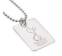 Tottenham Hotspur F.C. Silver Plated Dog Tag & Chain
