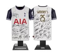 Tottenham Hotspur FC 24/25 Winners Metal Football Shirt - Officially Licensed Miniature Alloy Replica Jersey Collectible Display Gift - Home Kit (Squad Signature Edition)