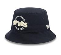 Tottenham Hotspur FC Boucle Repreve Navy Bucket Hat, Recycled Polyester, Unstructured Crown (UK, Alpha, S, Navy)